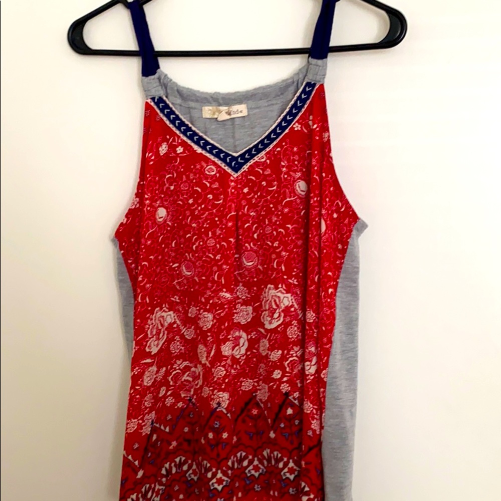Adorable Red, White, and Blue Tank